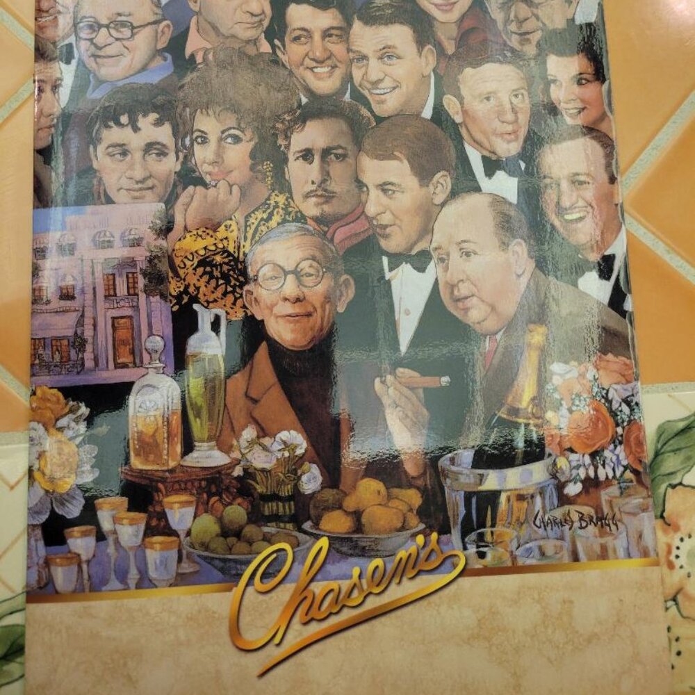 Vintage Chasen's menu old Hollywood collectable